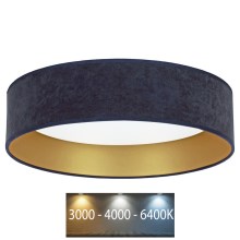 Brilagi - LED Stropna svetilka VELVET LED/24W/230V 3000/4000/6400K modra/zlata