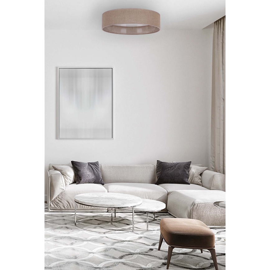 Brilagi - LED Stropna svetilka VELVET LED/24W/230V pr. 40 cm 3000/4000/6400K rjava