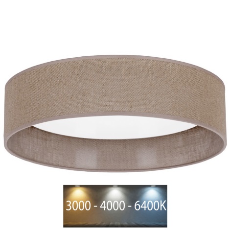 Brilagi - LED Stropna svetilka VELVET LED/24W/230V pr. 40 cm 3000/4000/6400K rjava