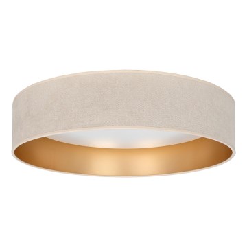 Brilagi - LED stropna svetilka VELVET SIMPLE, 24 W, 230 V, 3000 K, premer 45 cm, kremna/zlata