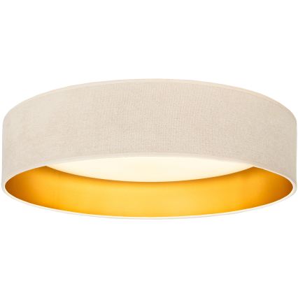 Brilagi - LED stropna svetilka VELVET SIMPLE, 24 W, 230 V, 3000 K, premer 45 cm, kremna/zlata