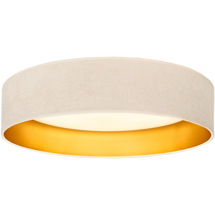 Brilagi - LED stropna svetilka VELVET SIMPLE, 24 W, 230 V, 3000 K, premer 45 cm, kremna/zlata