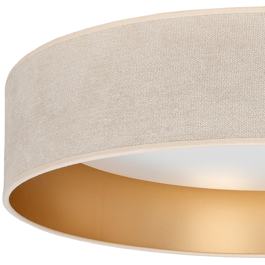 Brilagi - LED stropna svetilka VELVET SIMPLE, 24 W, 230 V, 3000 K, premer 45 cm, kremna/zlata
