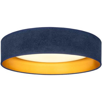 Brilagi - LED stropna svetilka VELVET SIMPLE LED/24W/230V 3000K premer 45 cm modra/zlata