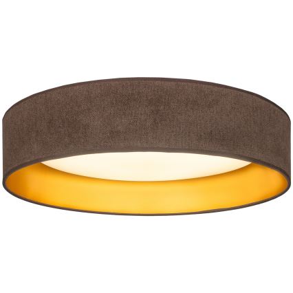 Brilagi - LED stropna svetilka VELVET SIMPLE LED/24W/230V 3000K premer 45 cm rjava/zlata