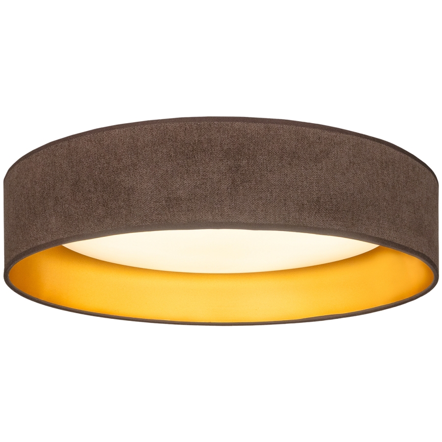 Brilagi - LED stropna svetilka VELVET SIMPLE LED/24W/230V 3000K premer 45 cm rjava/zlata