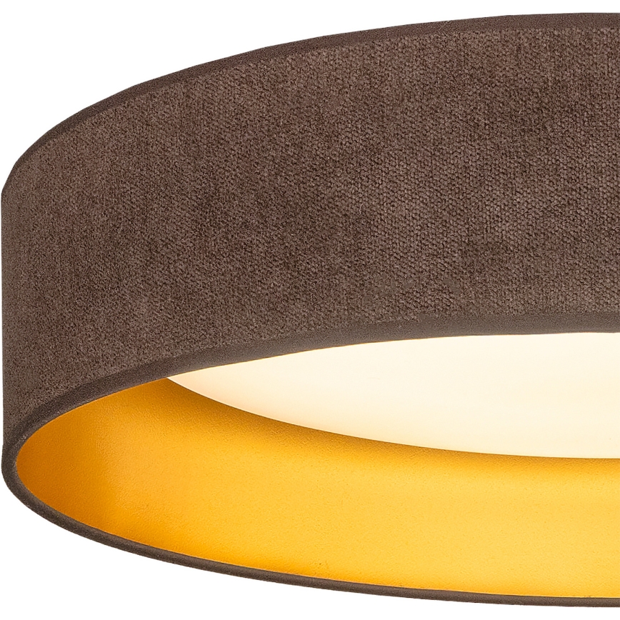 Brilagi - LED stropna svetilka VELVET SIMPLE LED/24W/230V 3000K premer 45 cm rjava/zlata