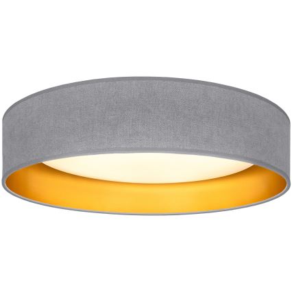 Brilagi - LED stropna svetilka VELVET SIMPLE LED/24W/230V 3000K premer 45 cm siva/zlata
