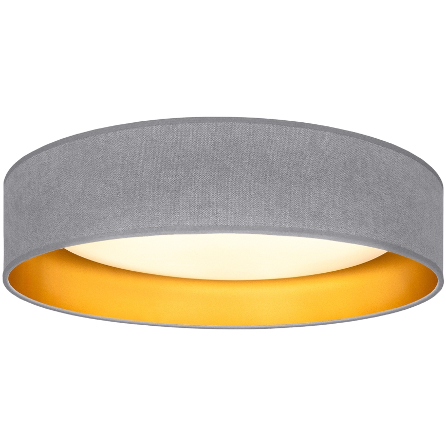 Brilagi - LED stropna svetilka VELVET SIMPLE LED/24W/230V 3000K premer 45 cm siva/zlata
