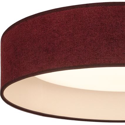 Brilagi - LED stropna svetilka VELVET SIMPLE LED/24W/230V 3000K Ø 45 cm bordo