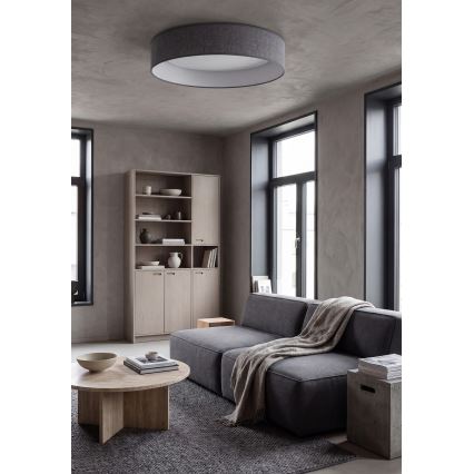 Brilagi - LED stropna svetilka VELVET SIMPLE LED/24W/230V 3000K Ø 45 cm siva