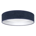 Brilagi - LED stropna svetilka VELVET SIMPLE LED/24W/230V 4000K premer 45 cm modra