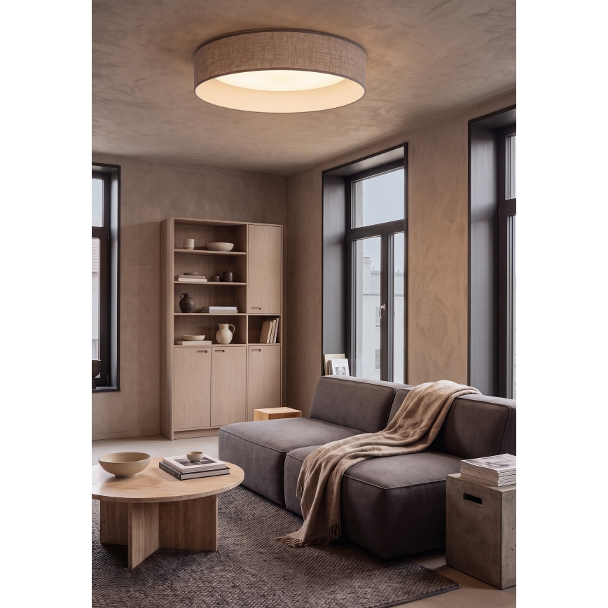 Brilagi - LED stropna svetilka VELVET SIMPLE LED/36W/230V 3000K, premer 55 cm, siva