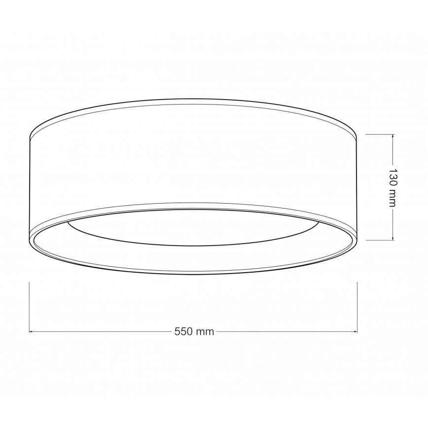 Brilagi - LED stropna svetilka VELVET SIMPLE LED/36W/230V 3000K premer 55 cm zelena