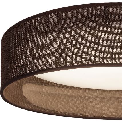 Brilagi - LED stropna svetilka VELVET SIMPLE LED/36W/230V 3000K Ø 55 cm rjava