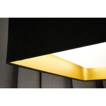 Brilagi - LED Stropna svetilka VELVET SQUARE LED/24W/230V črna