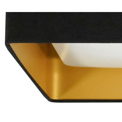 Brilagi - LED Stropna svetilka VELVET SQUARE LED/24W/230V črna