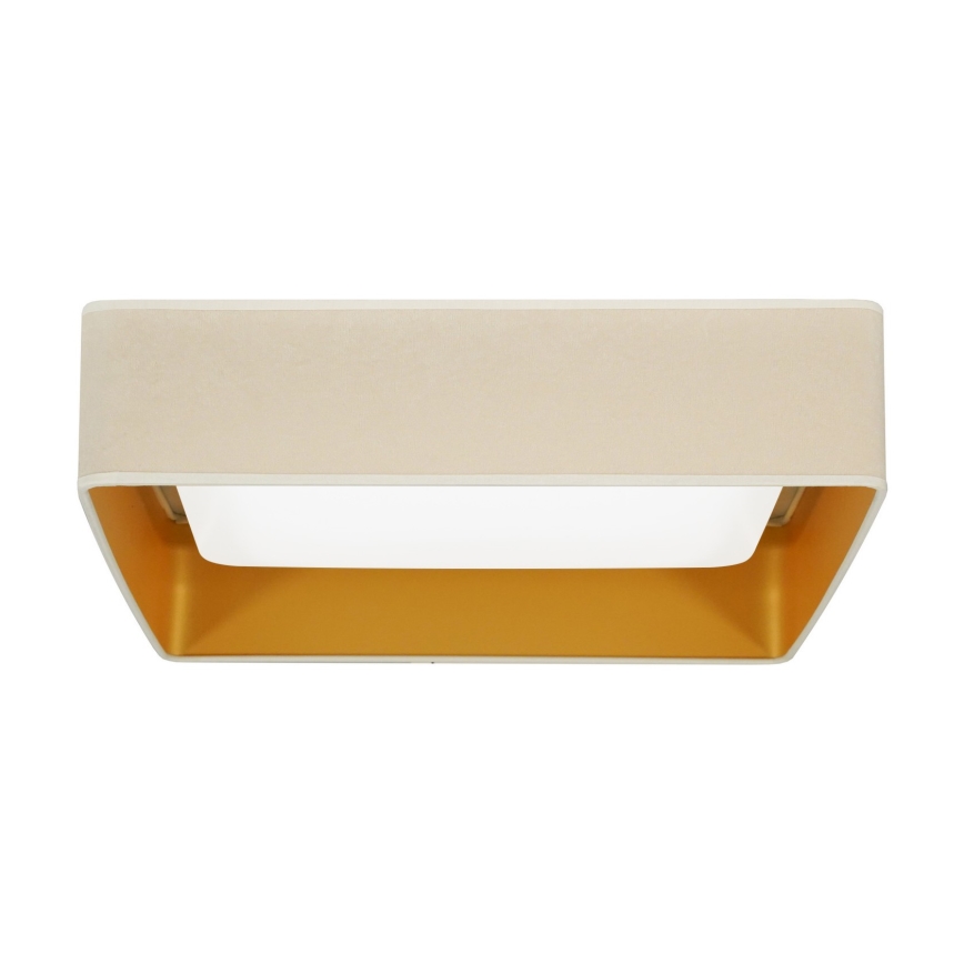 Brilagi - LED Stropna svetilka VELVET SQUARE LED/24W/230V krem barva