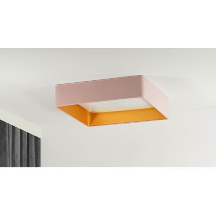 Brilagi - LED Stropna svetilka VELVET SQUARE LED/24W/230V roza