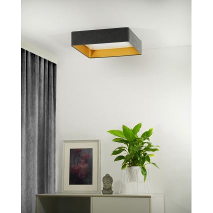 Brilagi - LED Stropna svetilka VELVET SQUARE LED/24W/230V siva