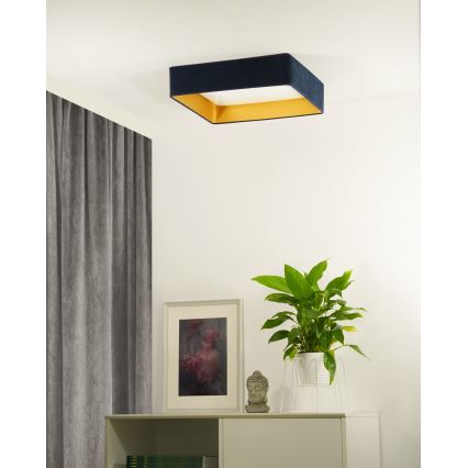 Brilagi - LED Stropna svetilka VELVET SQUARE LED/24W/230V temno modra