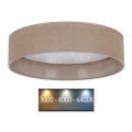 Brilagi - LED Stropna svetilka VELVET STAR LED/24W/230V pr. 40 cm 3000K/4000K/6400K rjava