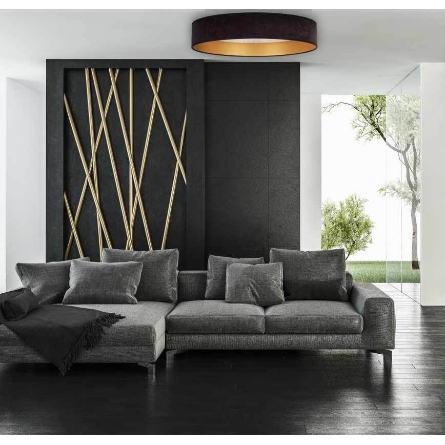 Brilagi - LED Stropna svetilka VELVET STAR LED/36W/230V pr. 55 cm 3000K/4000K/6400K črna/zlata