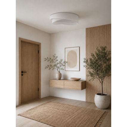 BRILAGI - LED stropna svetilka VELVET TWIST LED/24W/230V 4000K premer 55 cm bela