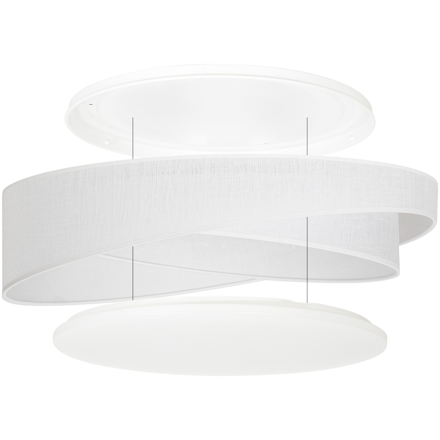 BRILAGI - LED stropna svetilka VELVET TWIST LED/24W/230V 4000K premer 55 cm bela