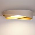 BRILAGI - LED stropna svetilka VELVET TWIST LED/24W/230V 4000K premer 55 cm bela/zlata