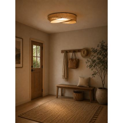BRILAGI - LED stropna svetilka VELVET TWIST LED/24W/230V 4000K premer 55 cm bež