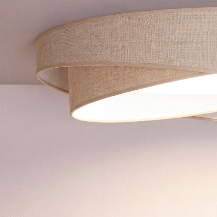 BRILAGI - LED stropna svetilka VELVET TWIST LED/24W/230V 4000K premer 55 cm bež