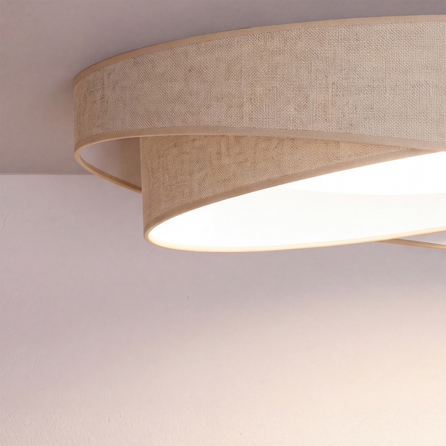 BRILAGI - LED stropna svetilka VELVET TWIST LED/24W/230V 4000K premer 55 cm bež