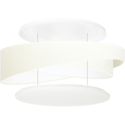 BRILAGI - LED stropna svetilka VELVET TWIST LED/24W/230V 4000K premer 55 cm bež