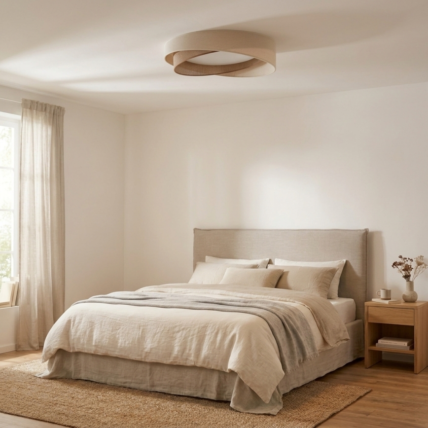 BRILAGI - LED stropna svetilka VELVET TWIST LED/24W/230V 4000K premer 55 cm kremna/bež