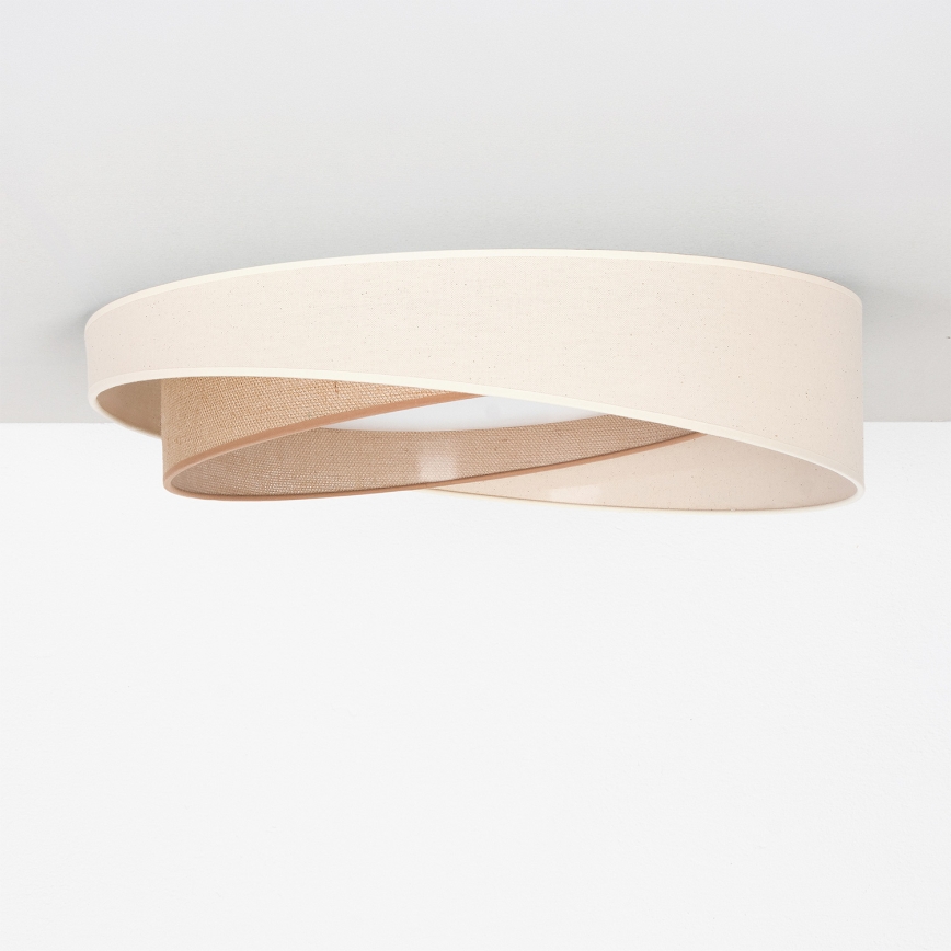 BRILAGI - LED stropna svetilka VELVET TWIST LED/24W/230V 4000K premer 55 cm kremna/bež