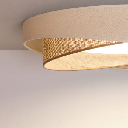 BRILAGI - LED stropna svetilka VELVET TWIST LED/24W/230V 4000K premer 55 cm kremna/bež