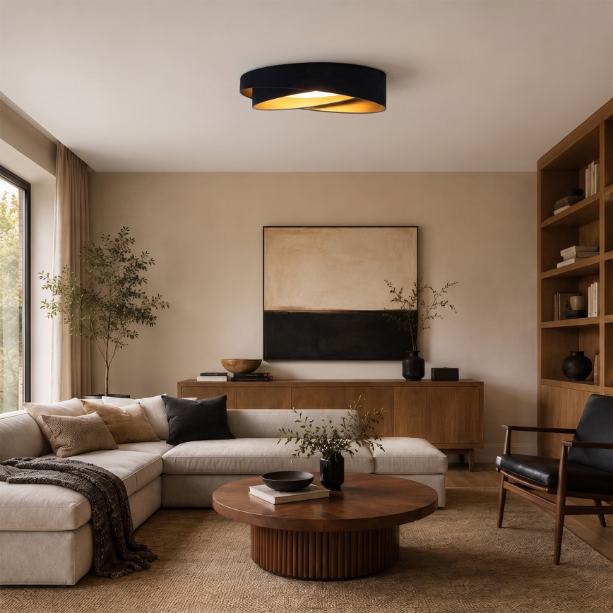 BRILAGI - LED stropna svetilka VELVET TWIST LED/24W/230V 4000K premer 55 cm modra/zlata