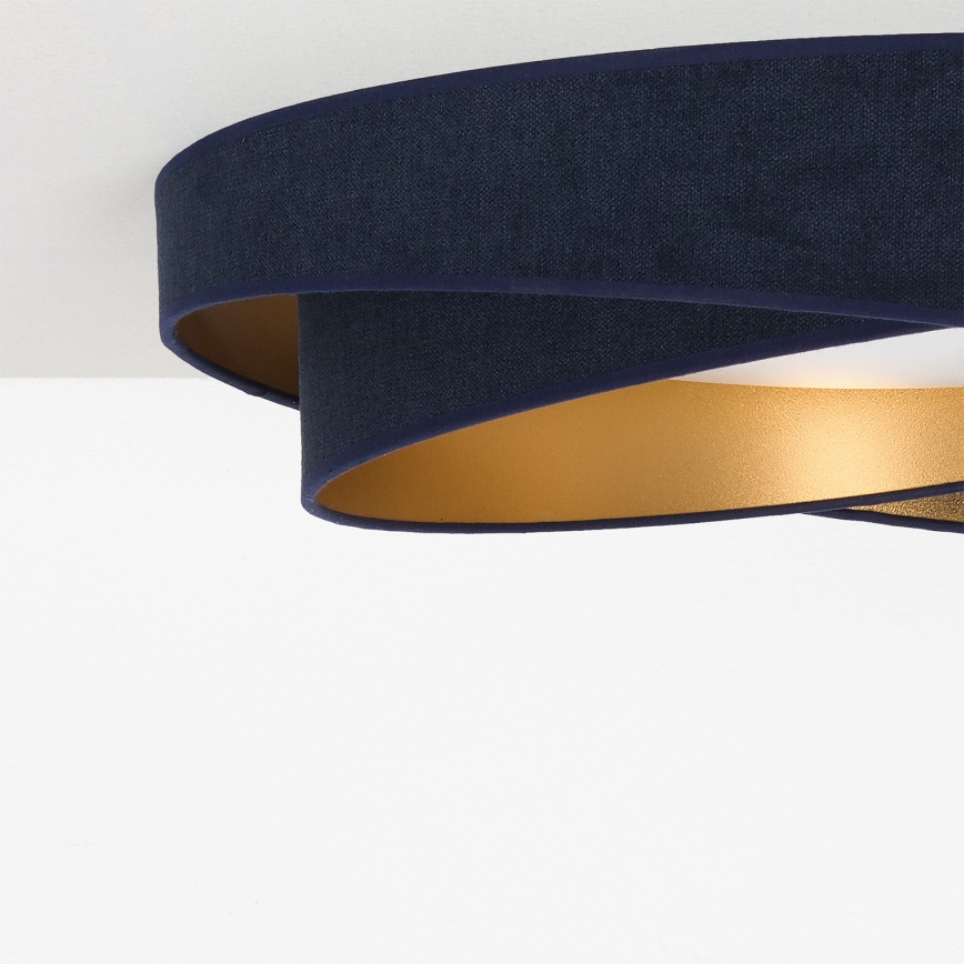 BRILAGI - LED stropna svetilka VELVET TWIST LED/24W/230V 4000K premer 55 cm modra/zlata