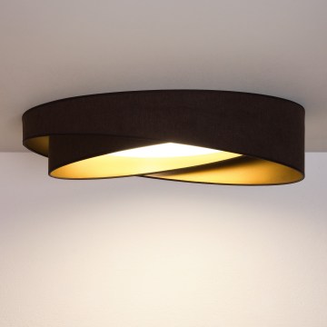 BRILAGI - LED stropna svetilka VELVET TWIST LED/24W/230V 4000K premer 55 cm rjava/zlata
