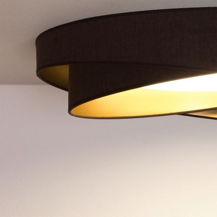 BRILAGI - LED stropna svetilka VELVET TWIST LED/24W/230V 4000K premer 55 cm rjava/zlata