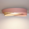 BRILAGI - LED stropna svetilka VELVET TWIST LED/24W/230V 4000K premer 55 cm rožnata/bežna