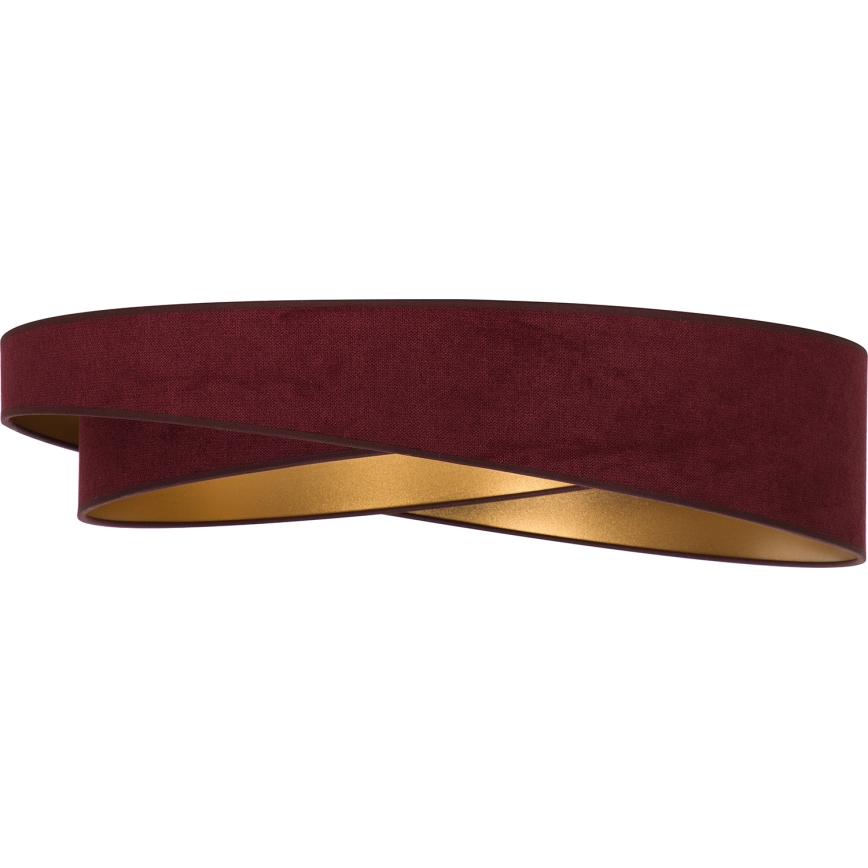 BRILAGI - LED stropna svetilka VELVET TWIST LED/24W/230V 4000K premer 55 cm burgundska/zlata