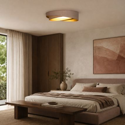 BRILAGI - LED stropna svetilka VELVET TWIST LED/24W/230V 4000K premer 55 cm bežna/zlata