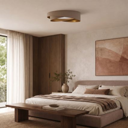BRILAGI - LED stropna svetilka VELVET TWIST LED/24W/230V 4000K premer 55 cm bežna/zlata