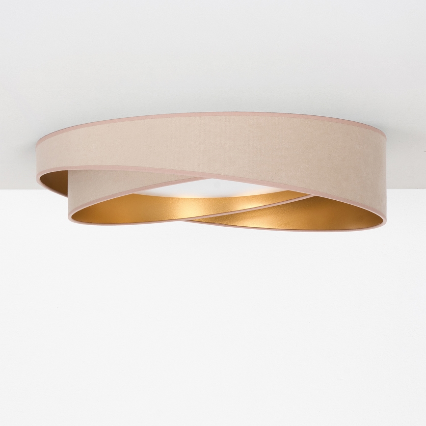 BRILAGI - LED stropna svetilka VELVET TWIST LED/24W/230V 4000K premer 55 cm bežna/zlata