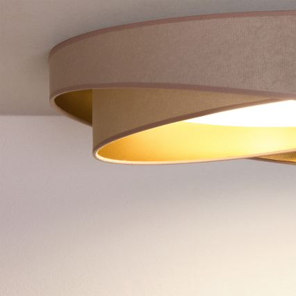 BRILAGI - LED stropna svetilka VELVET TWIST LED/24W/230V 4000K premer 55 cm bežna/zlata