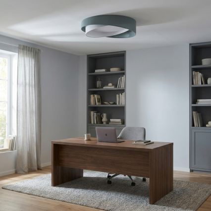 BRILAGI - LED stropno svetilo VELVET TWIST LED/24W/230V 4000K Ø 55 cm zelena/bela