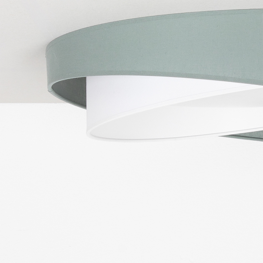 BRILAGI - LED stropno svetilo VELVET TWIST LED/24W/230V 4000K Ø 55 cm zelena/bela