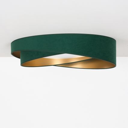 BRILAGI - LED stropno svetilo VELVET TWIST LED/24W/230V 4000K Ø 55 cm zelena/zlata